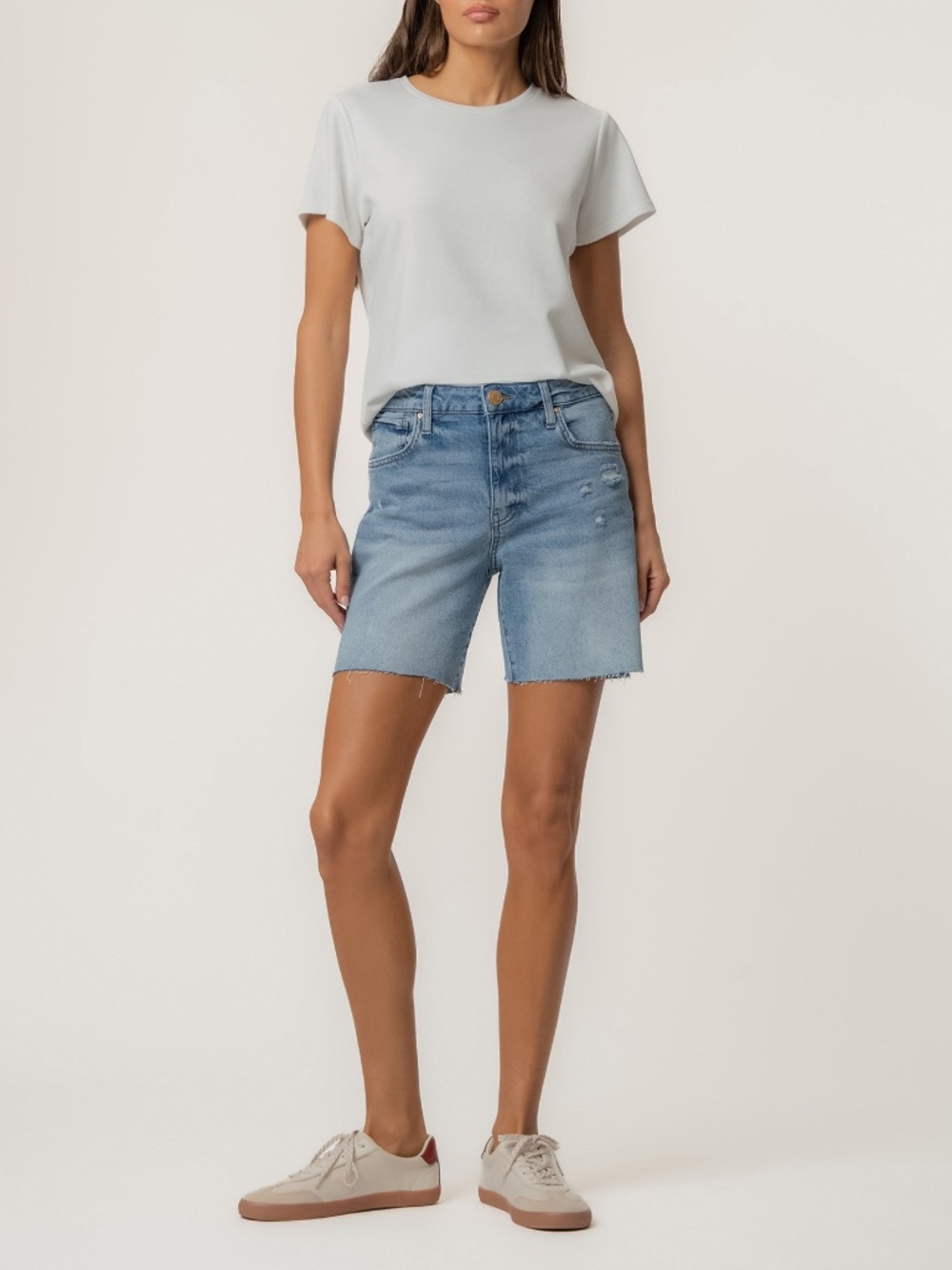 Kut from the Kloth Hailey High Rise Short in Focus Wash Size 66 / Focus W/Med Ba